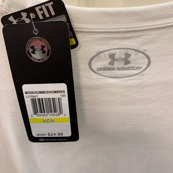 UNDER ARMOUR Men’s Camo White Tshirt NWT Size M - Picture 5 of 6